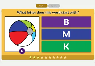 Beginning Sounds in Smarty Ears Online