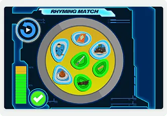 Rhyming Match in Smarty Ears Online