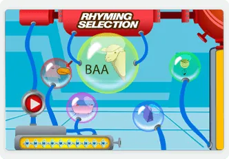 Rhyming Selection in Smarty Ears Online
